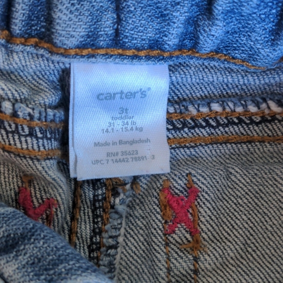 Carter's 🦋❤️🌈 Embroidered Jeans - Picture 4 of 6
